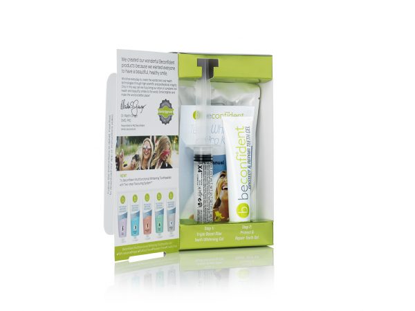 Beconfident Pro Kit med gel och efterbehandling, tillverkarens produktbild