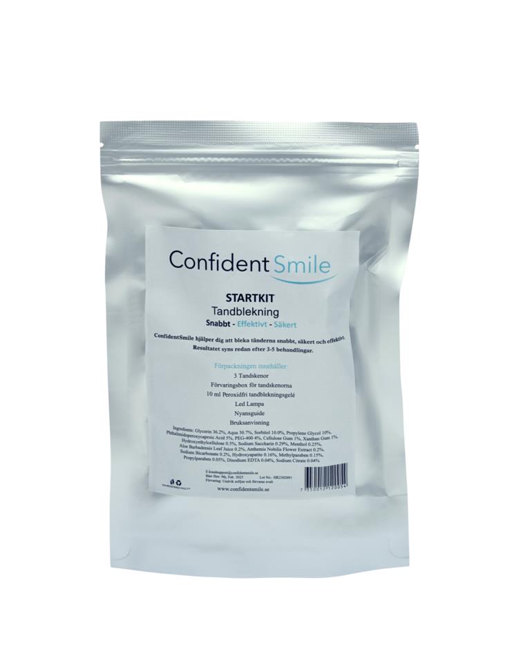 ConfidentSmile Start Peroxidfri Tandblekning, produktbild