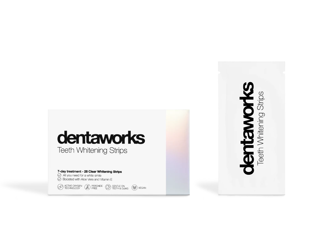 Dentaworks Tandblekningsstrips, produktbild